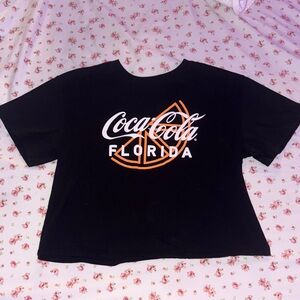 Coca-Cola Black Tee with Florida Design
